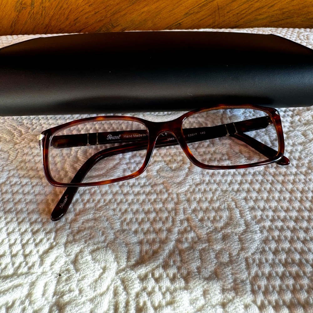 Persol Eyeglasses Prescription Attached